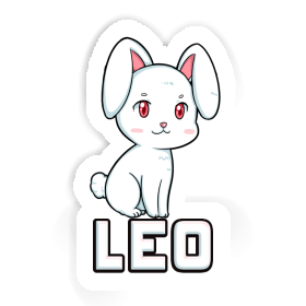 Léo Autocollant Lapin de Pâques Image