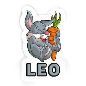 Léo Autocollant Lapin de Pâques Image