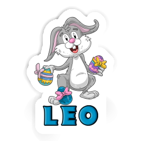Léo Autocollant Lapin de Pâques Image