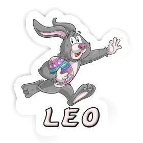 Léo Autocollant Lapin de rugby Image
