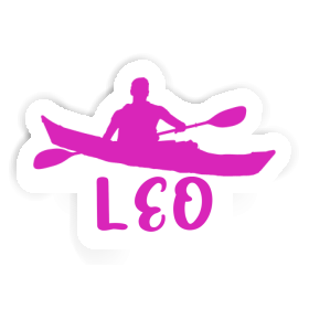 Kayakiste Autocollant Léo Image