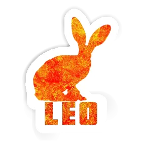 Léo Autocollant Lapin Image
