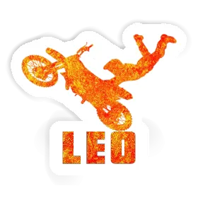 Leo Sticker Motocross Jumper Image