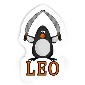 Pinguin Aufkleber Leo Image