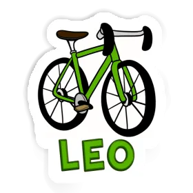 Vélo de course Autocollant Léo Image
