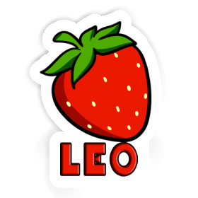 Sticker Erdbeere Leo Image