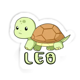 Leo Aufkleber Schildkröte Image