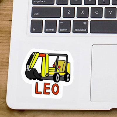 Léo Sticker Mini-Excavator Laptop Léo Sticker Mini-Excavator Laptop Image