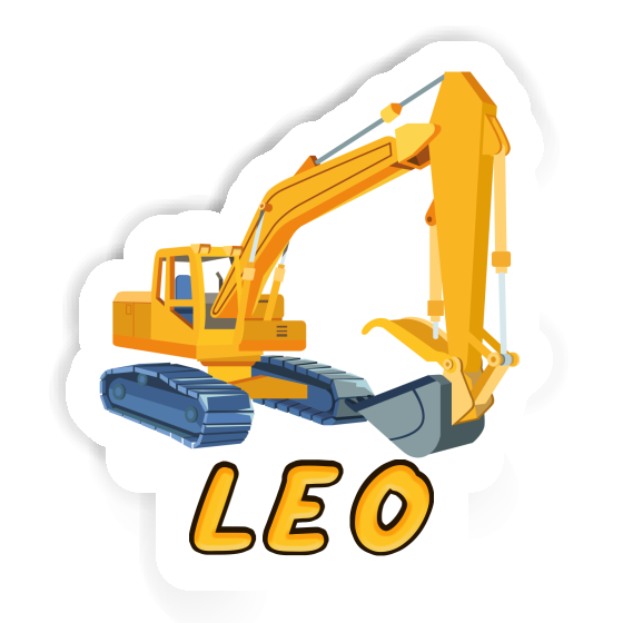 Pelleteuse Autocollant Léo Pelleteuse Autocollant Léo Image