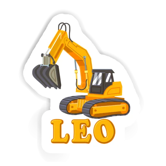 Autocollant Pelleteuse Leo Notebook Image