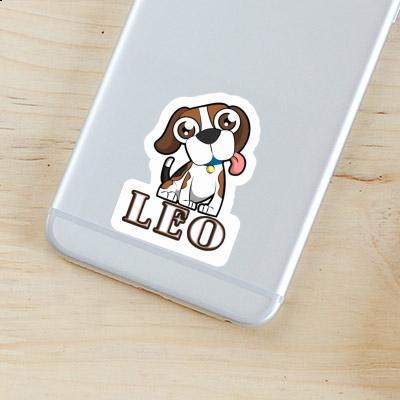 Sticker Beagle Leo Gift package Image