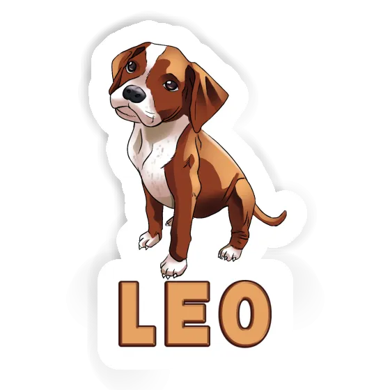 Leo Aufkleber Boxerhund Notebook Leo Aufkleber Boxerhund Notebook Image
