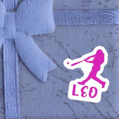 Sticker Baseballspieler Leo Notebook Image