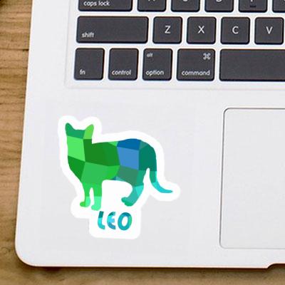 Chat Autocollant Leo Notebook Chat Autocollant Leo Notebook Image