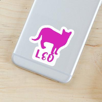 Autocollant Chat Leo Laptop Autocollant Chat Leo Laptop Image