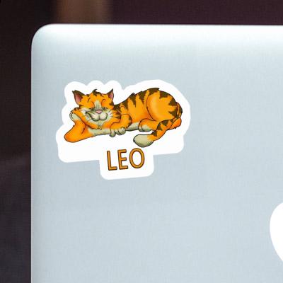 Léo Sticker Cat Notebook Image