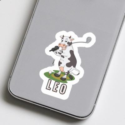 Léo Autocollant Vache Laptop Léo Autocollant Vache Laptop Image