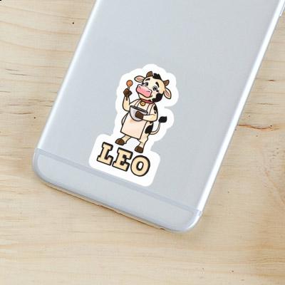 Leo Sticker Cow Notebook Leo Sticker Cow Gift package Image