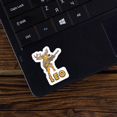 Leo Autocollant Chasseur Laptop Leo Autocollant Chasseur Laptop Image