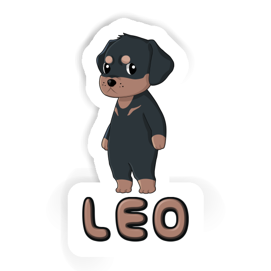 Aufkleber Rottweiler Léo Notebook Image