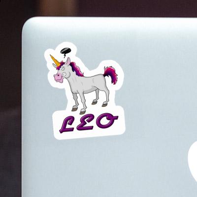Sticker Leo Einhorn Notebook Sticker Leo Einhorn Gift package Image