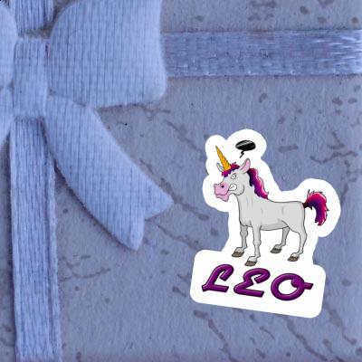 Sticker Leo Einhorn Notebook Sticker Leo Einhorn Gift package Image