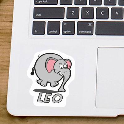 Autocollant Éléphant Leo Laptop Image