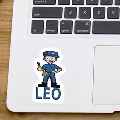 Elektriker Aufkleber Leo Notebook Elektriker Aufkleber Leo Notebook Image