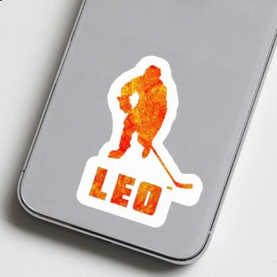 Joueur de hockey Autocollant Léo Notebook Joueur de hockey Autocollant Léo Gift package Image