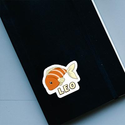 Aufkleber Leo Fisch Notebook Image