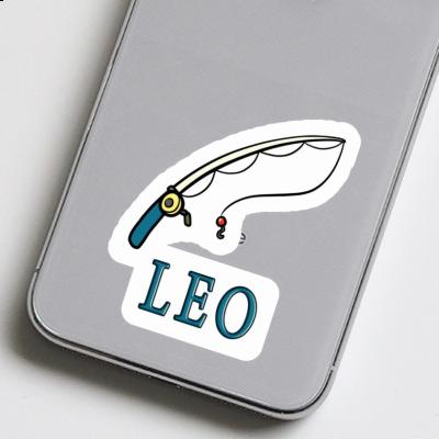 Sticker Fishing Rod Leo Laptop Image