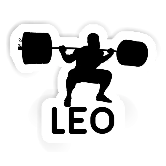 Gewichtheber Sticker Leo Notebook Gewichtheber Sticker Leo Gift package Image
