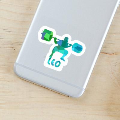 Sticker Gewichtheber Leo Notebook Sticker Gewichtheber Leo Gift package Image