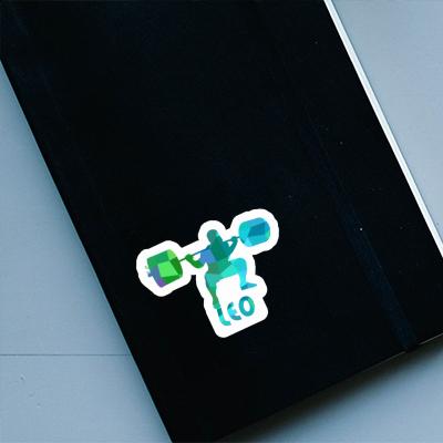 Sticker Gewichtheber Leo Sticker Gewichtheber Leo Image