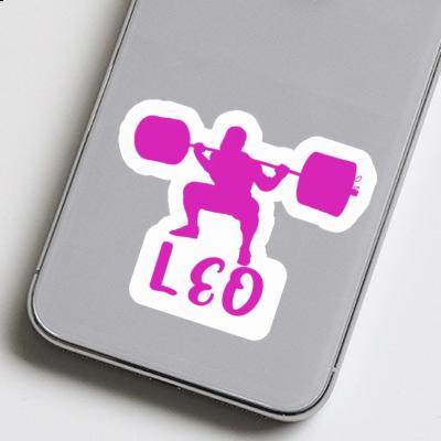 Gewichtheberin Sticker Leo Notebook Gewichtheberin Sticker Leo Gift package Image