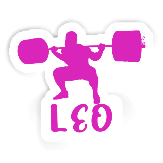 Gewichtheberin Sticker Leo Gewichtheberin Sticker Leo Image