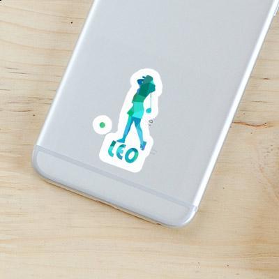 Leo Sticker Golfer Gift package Image