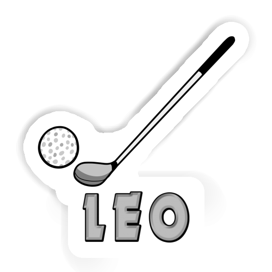 Léo Autocollant Club de golf Laptop Léo Autocollant Club de golf Laptop Image