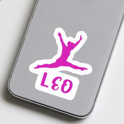 Gymnast Sticker Leo Laptop Gymnast Sticker Leo Laptop Image