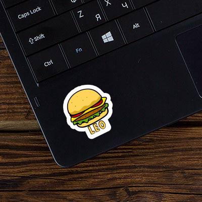 Leo Sticker Hamburger Leo Sticker Hamburger Image
