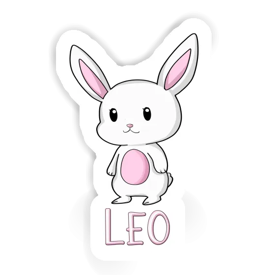 Aufkleber Hase Leo Image