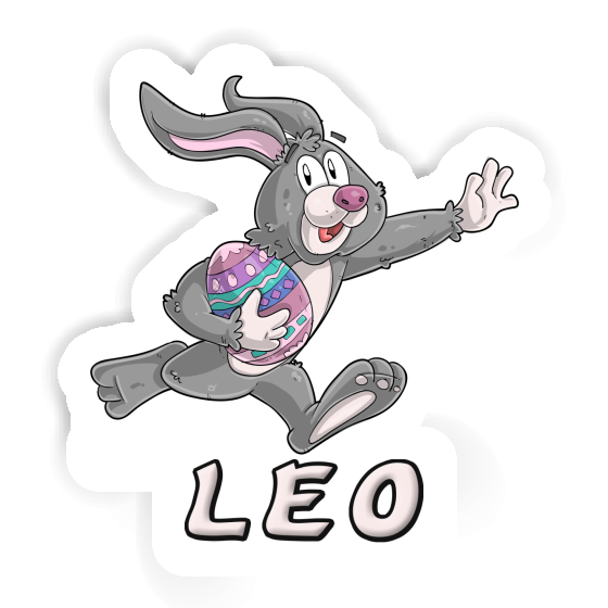 Léo Autocollant Lapin de rugby Léo Autocollant Lapin de rugby Image