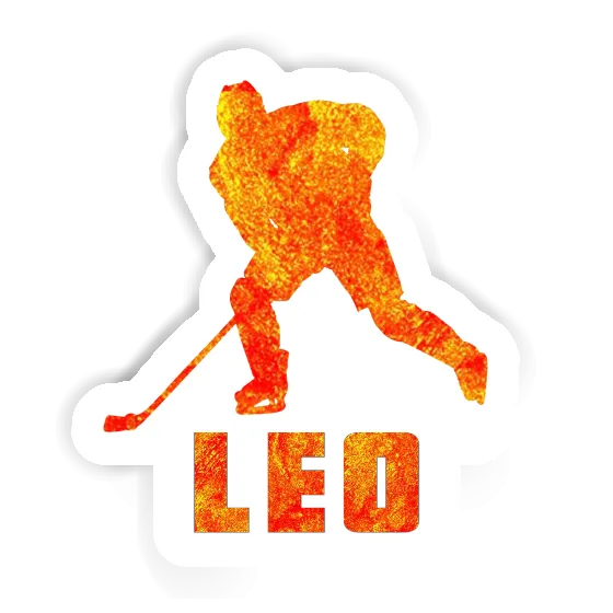 Autocollant Léo Joueur de hockey Laptop Autocollant Léo Joueur de hockey Laptop Image