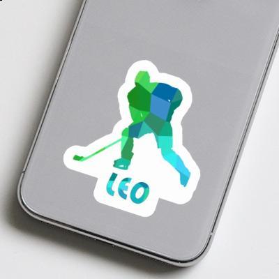 Eishockeyspieler Sticker Leo Laptop Eishockeyspieler Sticker Leo Laptop Image