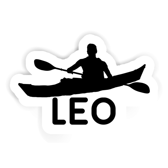 Aufkleber Kajakfahrer Leo Image