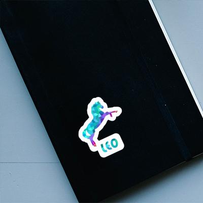 Sticker Leo Pferd Notebook Image
