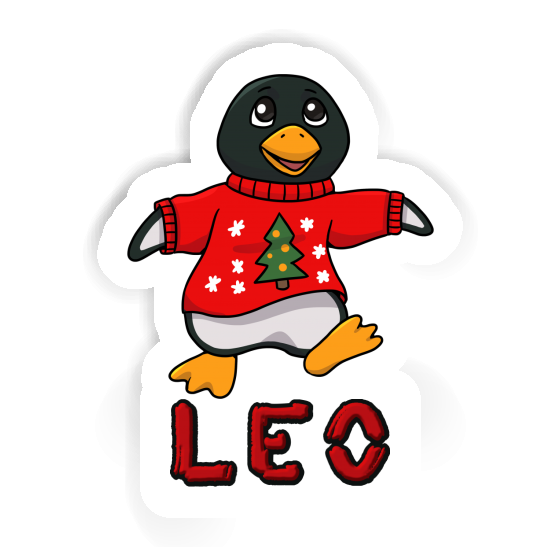 Aufkleber Léo Weihnachtspinguin Notebook Aufkleber Léo Weihnachtspinguin Notebook Image
