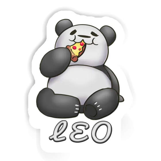 Autocollant Pizza-Panda Leo Laptop Image