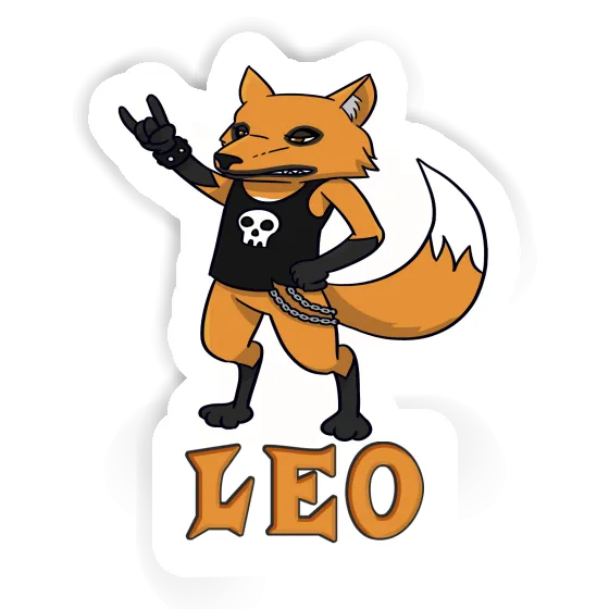 Leo Sticker Rocker-Fuchs Notebook Image
