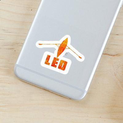 Ruderboot Aufkleber Leo Gift package Image